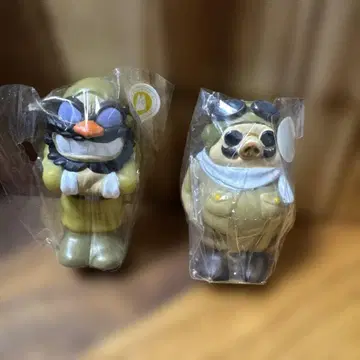 지브리 동동이 공화국 붉은 돼지 단종 손가락 인형 [ 2세트 ]