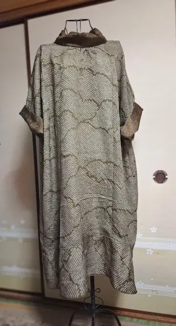 기모노 리메이크 143 튜닉 브라운