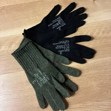 울 그로브/사이즈 3 블랙 올리브/Made in U S A