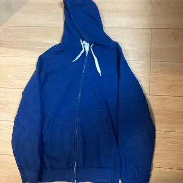 YAECA 코튼 후드티 L 파랑