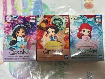디즈니 Qposket petit 아리엘 재스민 백설공주