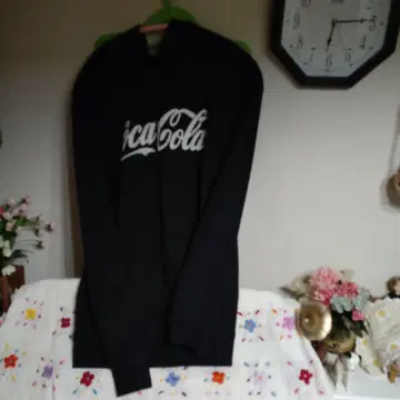 [ 새상품급 ] 코카 콜라 모코모코 로고 후드 트레이닝복