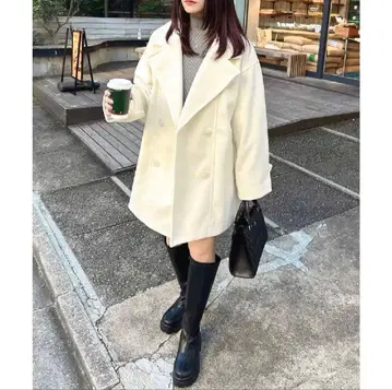 [택 포함 새상품] INGNI 잉그 W 코쿤 코트 M 정가 16,280엔