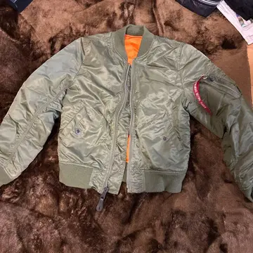 ALPH MA-1 자켓 올리브 그린