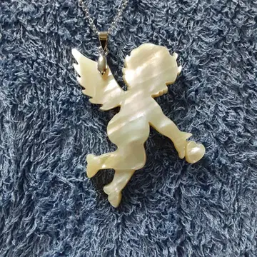 야광 조개 [사랑의 큐피드] 펜던트.