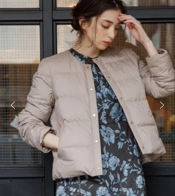 OPAQUE.CLIP 2WAY 발수 노카라 자켓 뮬러 다운 S