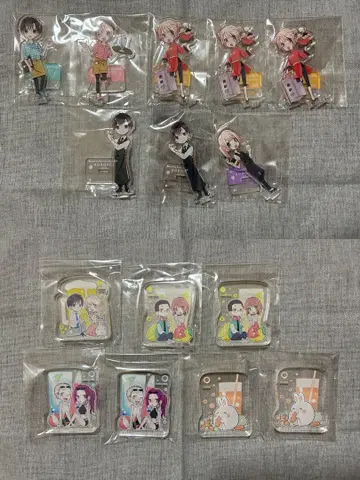 후지츠카 유키 만복 가챠 C상 아크릴 스탠드 아크릴 블록 호로요이