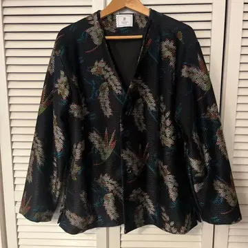 tuitaci 꽃무늬 노카라 자켓 사이즈 2