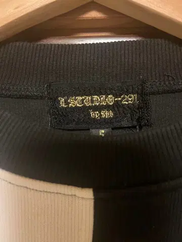 TSDESIGN L'STUDIO 바이컬러 맨투맨 트레이닝복