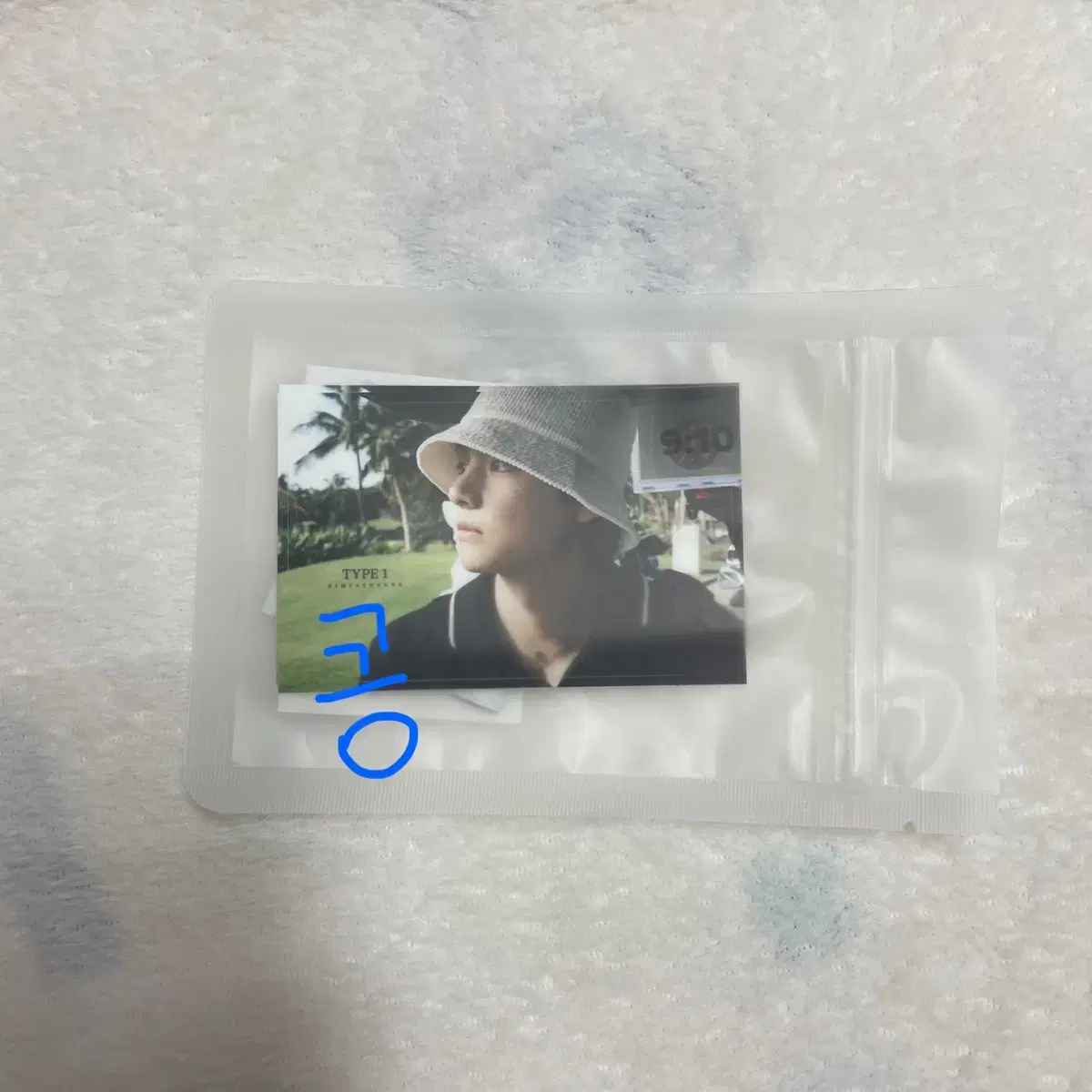 Bangtan Taehyung V type 1 card cover sticker sealed poca unreleased photocard dvd concert