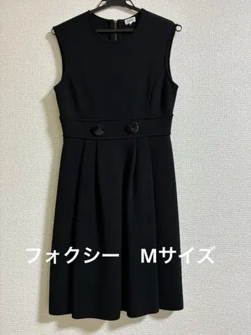 FOXEY 슬리브리스 원피스 40 블랙