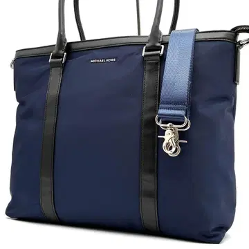 컨디션 최상 마이클코어스 2way 토트백 로고 숄더 A4 네이비