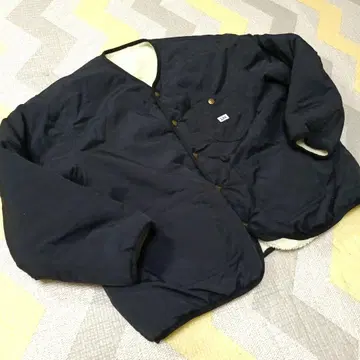 Lee 블랙 퀼팅 자켓 M 사이즈