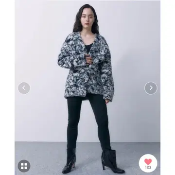 스터닝 루어 브러쉬 니트 가디건 사이즈 M