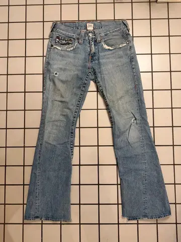 트루릴리젼 부츠컷 데님 라이트 블루