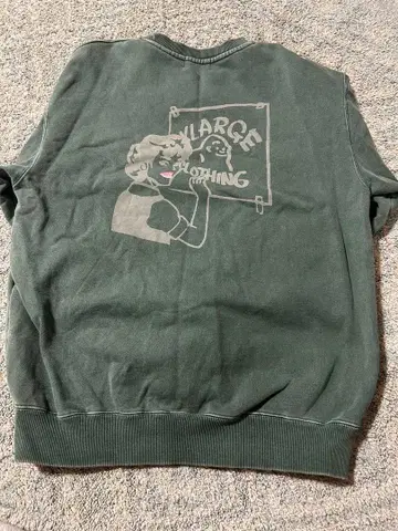 XLARGE 그린 맨투맨 트레이닝복 M