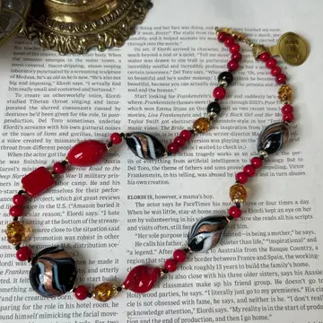 이탈리아제 베네치안 유리 목걸이 852