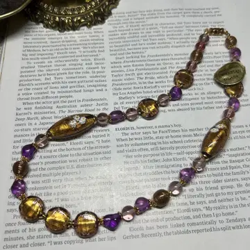 이탈리아제 베네치안 유리 목걸이 447