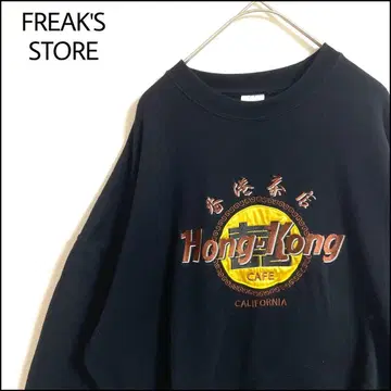 FREAK'S STORE 맨투맨 블랙 오버 사이즈