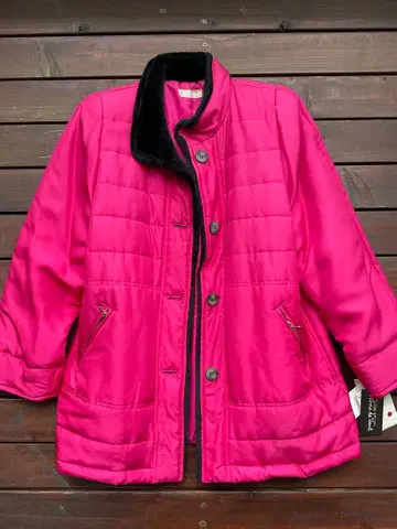 Le vert 실크 100% 충전솜 하프 코트