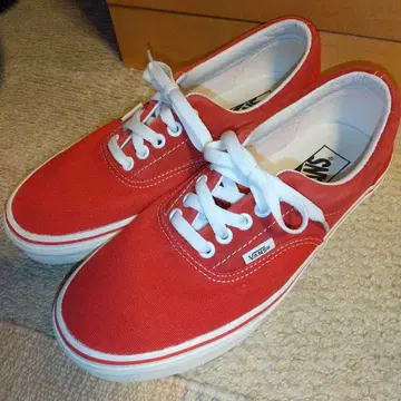 Vans 레드 스니커즈 26cm