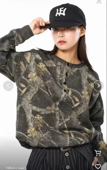 모듬 드로 코드 헨리넥 써멀 롱 슬리브