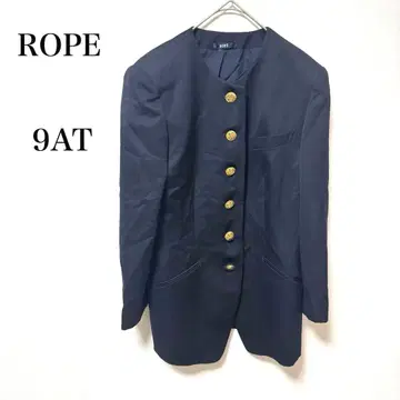 ROPE 로페 노카라 자켓(네이비 블레이저) 9AT 네이비 골드 버튼