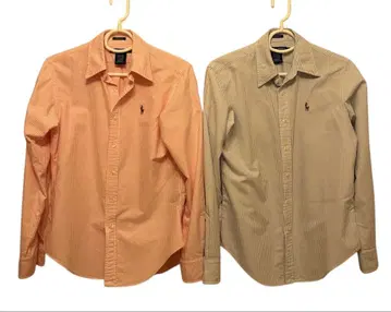 폴로 스트라이프 긴팔 셔츠 2장 세트