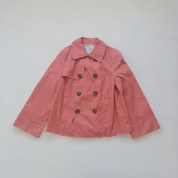 ROPE'PICNIC 로페피크닉 핑크 숏 트렌치코트 M