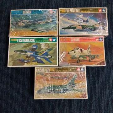 Tamiya 전투기 모델 키트 5점 세트 정크 취급