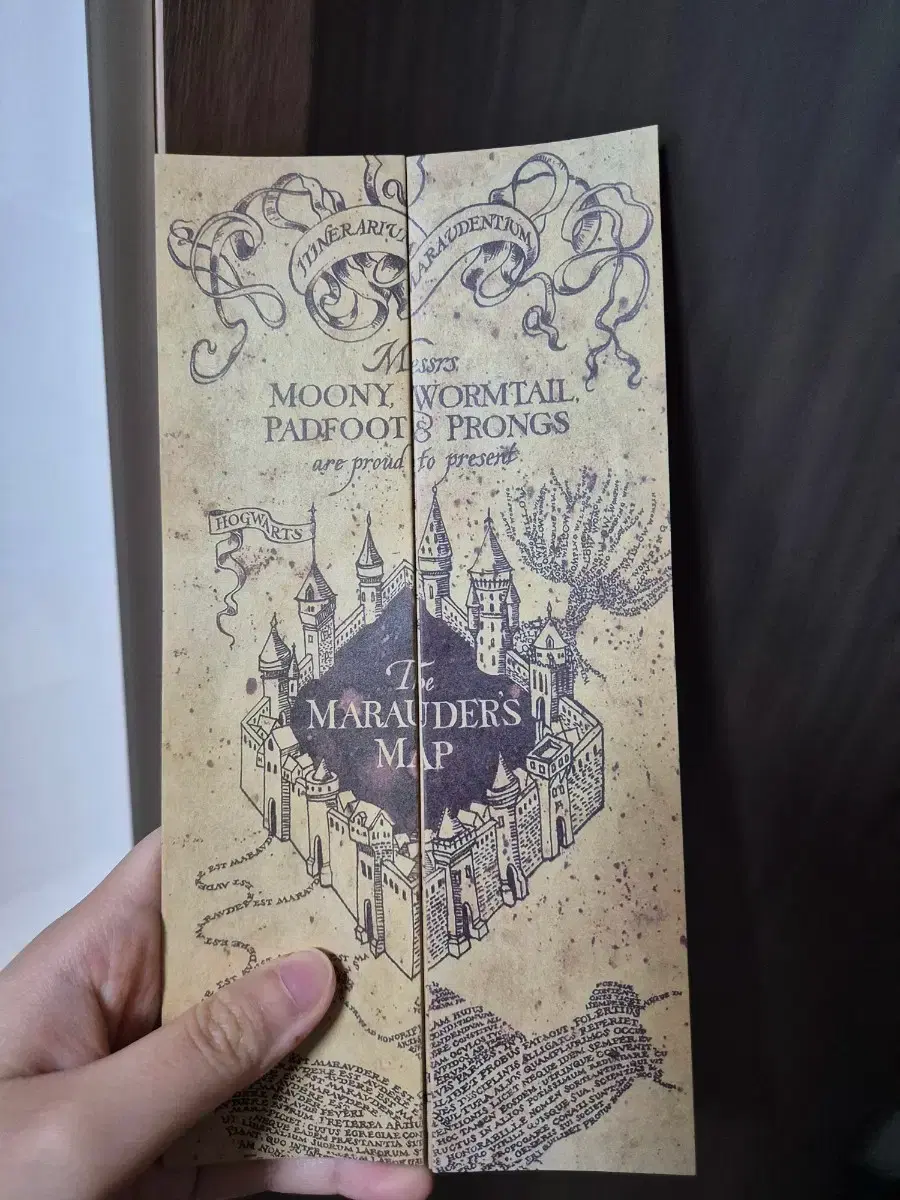 Harry Potter Marauder's Map Hogwarts Map
