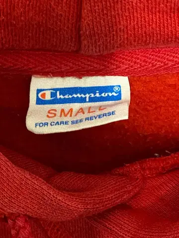 챔피온 바터 복각 후디 후드티 빨간색 S 사이즈 챔피온