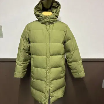 VININI 후드 부착 올리브 그린 다운 자켓