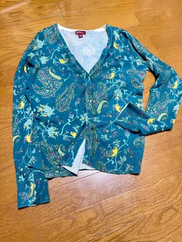 꽃무늬 가디건 긴팔