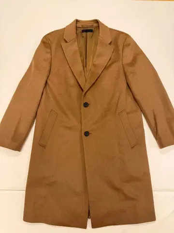 유니클로 브라운 체스터 코트