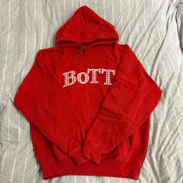 BoTT 로고 레드 후드티