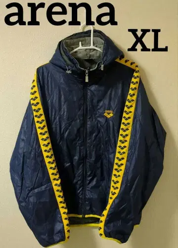 아레나 나일론 퀼팅 자켓 네이비 XL 사이즈