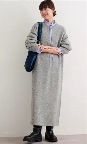 JOURNAL STANDARD relume 그레이 니트 롱 원피스