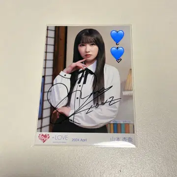 친필 코멘트 있음 =LOVE 야마모토 안나 브로마이드