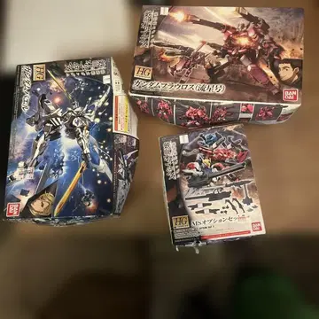 HG 건담 프라모델 3종 세트