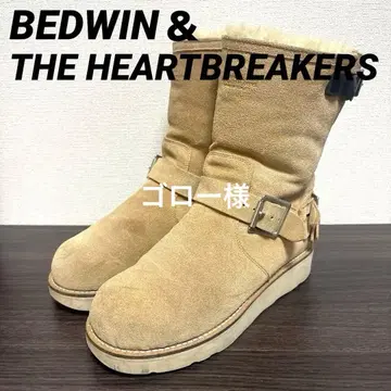 레어 BEDWIN 베드윈 스웨이드 어그 부츠 베이지