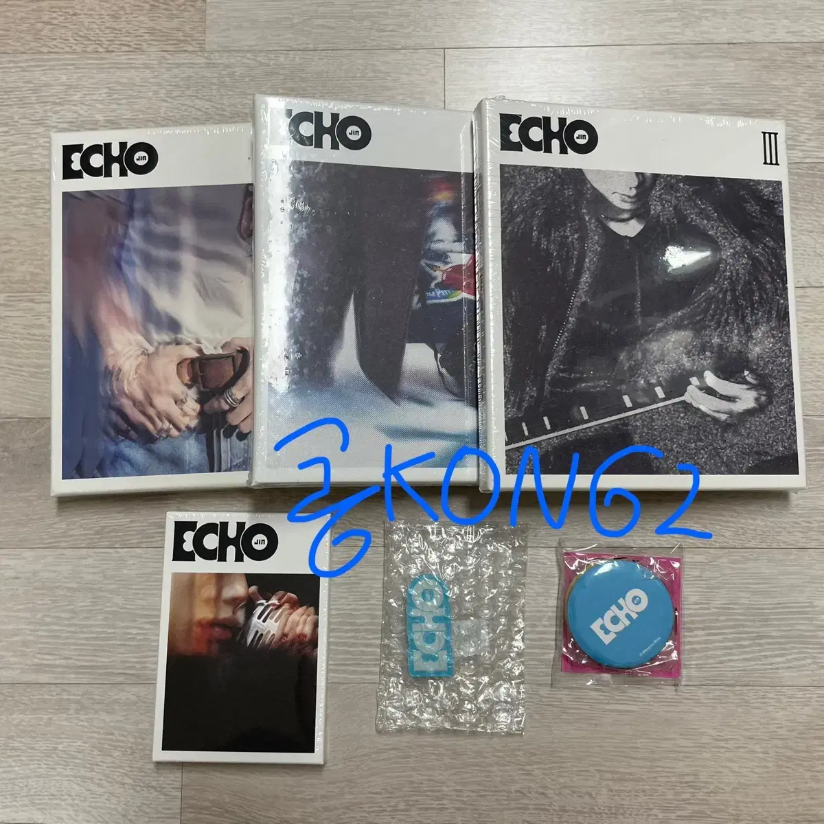 Bangtan Jin Ecco album sealed sell poca dvd memories specific unreleased photocard concert