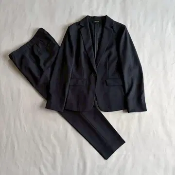 새상품급 언타이틀 워셔블 셋업 수트 사이즈 2 다크 네이비 가벼운