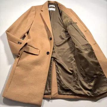 새상품급 울120's 카멜 유나이티드 애로우즈 체스터 코트 코트