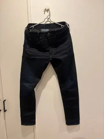 D-STAQ 3D SLIM 다크 블루 데님