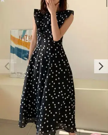 PAM DOT BUTTERFLY FRILL DRESS