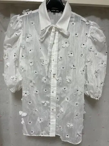 sister jane 플라워 블라우스