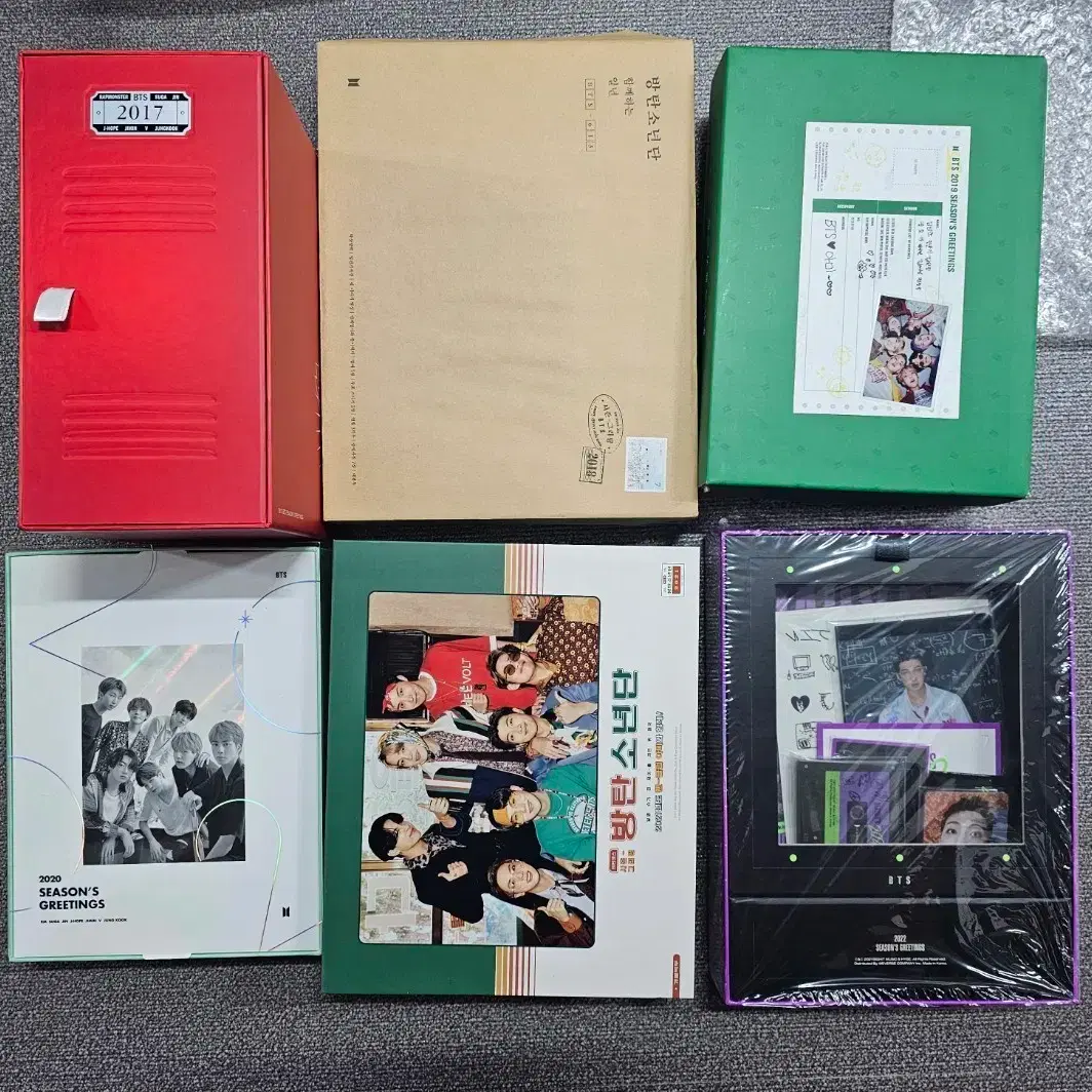 Bangtan BTS sig season's greetings 2017 2018 2019 2022 bulk
