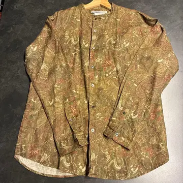 URBAN RESEARCH DOORS 페이즐리 무늬 셔츠