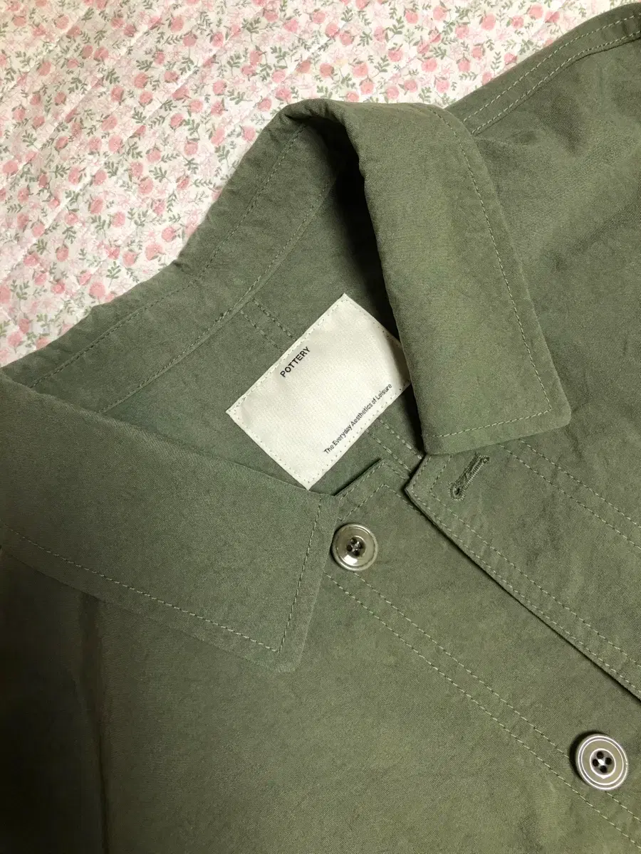 Pottery Work Jacket Olive Size 1
